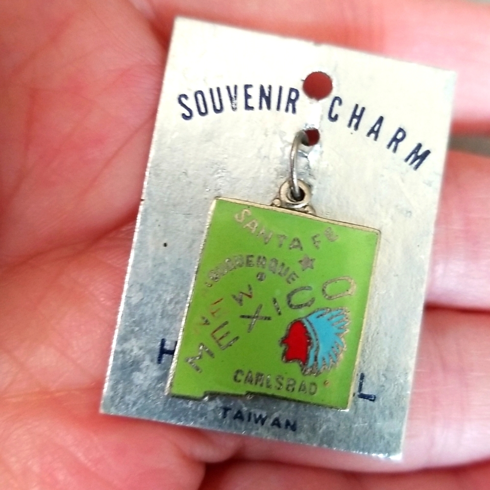 NEW MEXICO ENAMEL CLOISONNE Bracelet CHARM